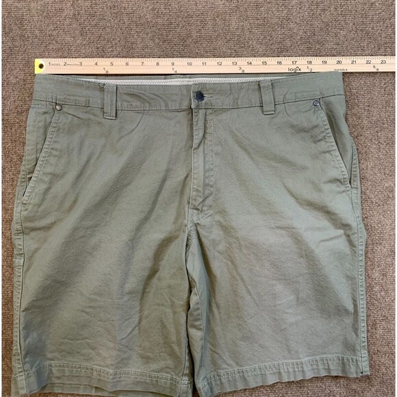 Columbia Chino Shorts‎ Mens 38x10 Flat Front Canvas Hiking Camping Outdoors - Picture 5 of 9
